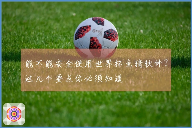 能不能安全使用世界杯竞猜软件？这几个要点你必须知道