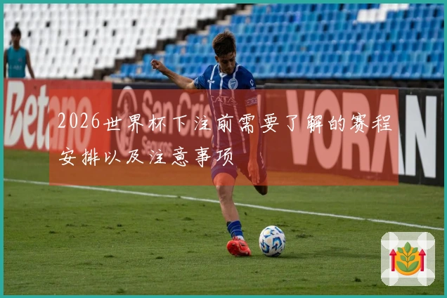 2026世界杯下注前需要了解的赛程安排以及注意事项