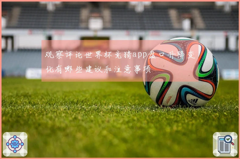 观察评论世界杯竞猜app盘口升降变化有哪些建议和注意事项